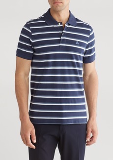 Brooks Brothers Stripe Original Fit Cotton Polo in Navy Multi at Nordstrom Rack