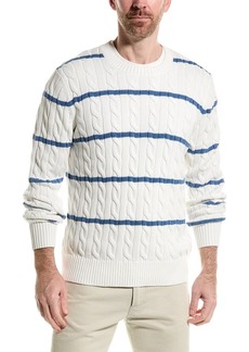 Brooks Brothers Thin Stripe Crewneck Sweater