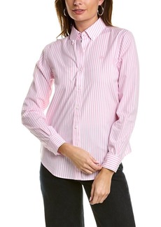 Brooks Brothers Women's Classic Fit Long Sleeve Non-Iron Supima Cotton Stretch Blouse  Size