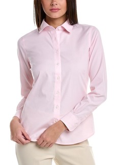 Brooks Brothers Women's Regular Non-Iron Stretch Long Sleeve Fitted Blouse  Size