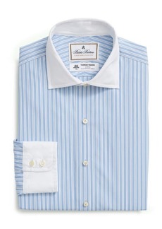 Brooks Brothers x Thomas Mason Regular Fit Stripe Dress Shirt