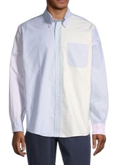 Brooks Brothers Colorblock Stripe Button-Down Shirt