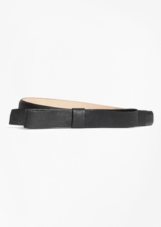 Brooks Brothers Leather Bow Belt