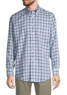 Brooks Brothers Madison-Fit Checked Button-Down Shirt