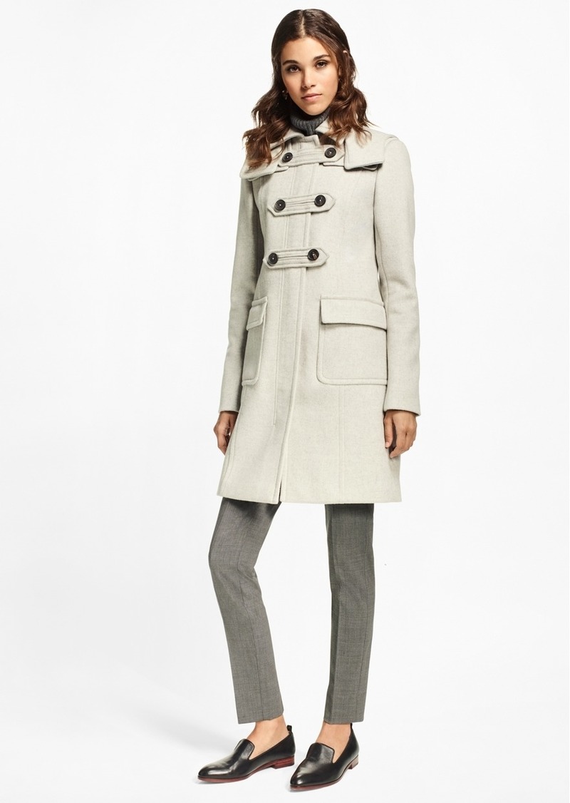 Brooks Brothers Petite Wool-Cashmere Duffle Coat | Outerwear