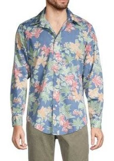 Brooks Brothers Regent-Fit Floral-Print Shirt