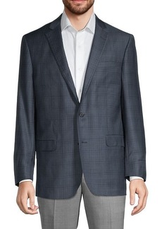 Brooks Brothers Regent-Fit Plaid Wool Sportcoat