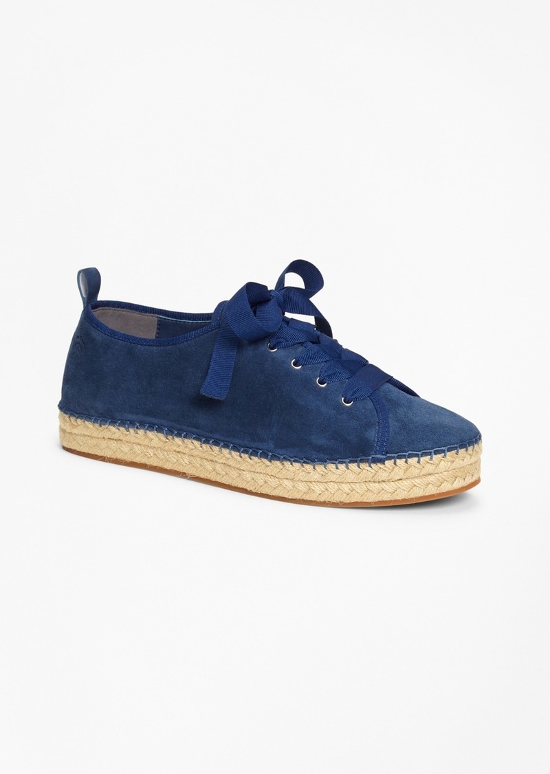 Brooks Brothers Suede Espadrille Sneakers | Shoes