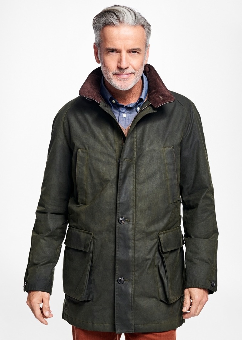 brooks brothers waxed field jacket