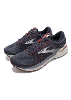 Brooks Men's Adrenaline 21 Running Shoes - D/medium Width In Peacoat/grey/red