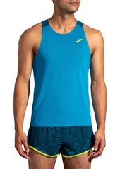 Brooks Atmosphere Performance Running Tank in Electric Blue/Alpine at Nordstrom