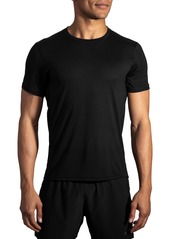 Brooks Distance Performance Running T-Shirt in Black at Nordstrom