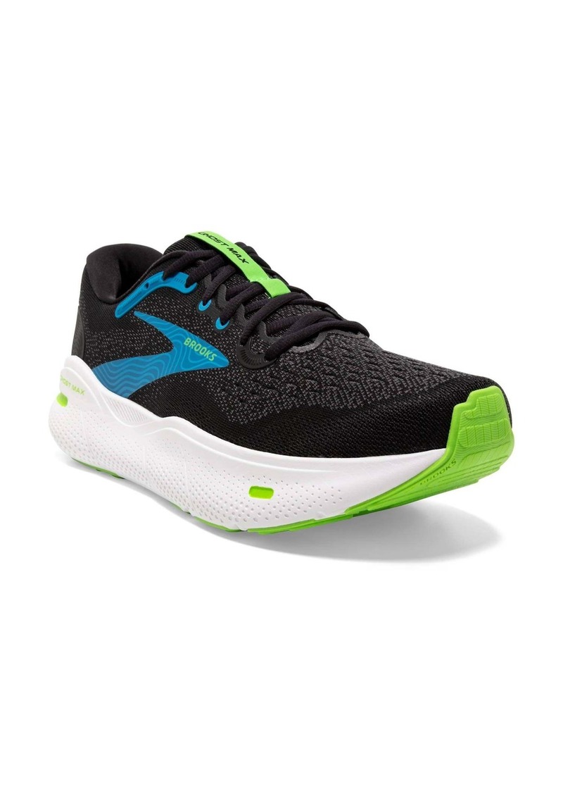 Brooks Men's Ghost Max Running Shoes In Black