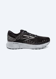 Brooks Men's Glycerin 20 Running Shoes - D/medium Width In Black/white/alloy