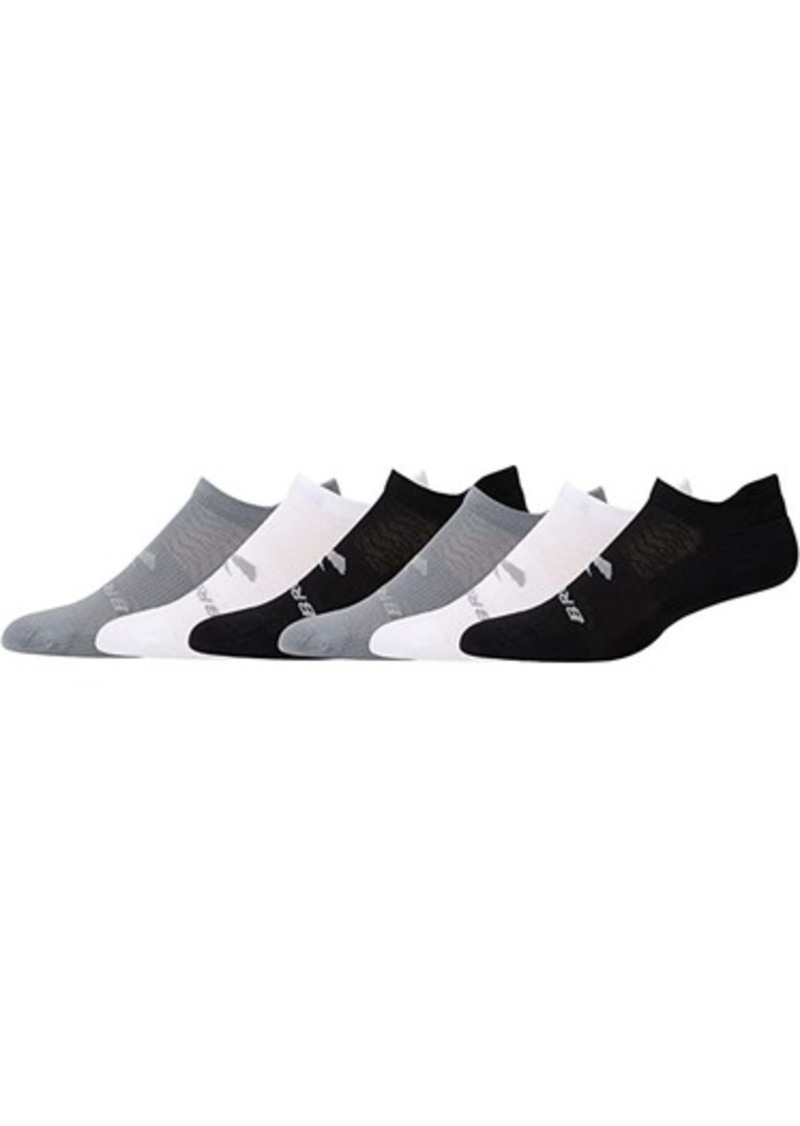 Brooks Run-In No Show Socks 6-Pack