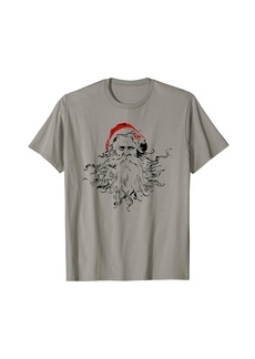 Brooks Santa Claus Line Art T Shirt Rustic Design