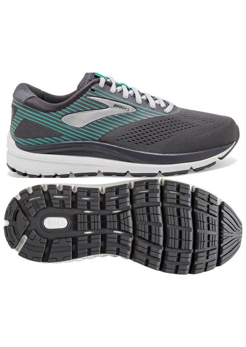 Brooks Women's Addiction 14 Running Shoes - B/medium Width In Blackened Pearl/arcadia