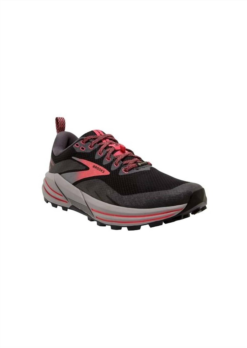 Brooks Women's Cascadia 15 Trail Running Shoes - Medium In Pearl/coral