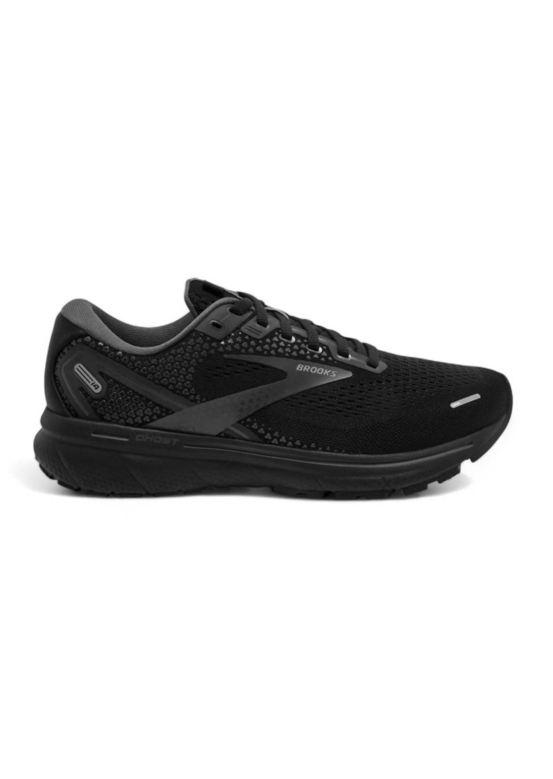 Brooks Women's Ghost 14 Road Running Shoes - D Width In Black/black/ebony