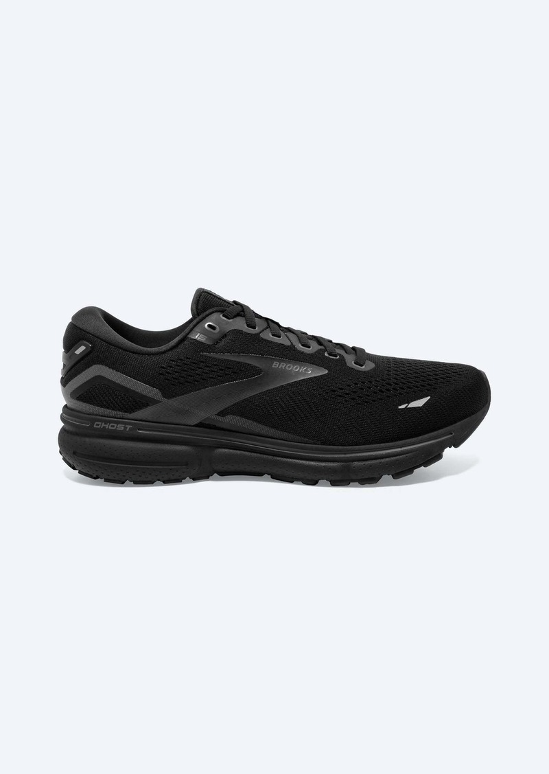 Brooks Women's Ghost 15 Running Shoes - B/medium Width In Black/black/ebony