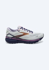 Brooks Women's Ghost 15 Running Shoes - B/medium Width In Spa Blue/neo Pink/ Copper