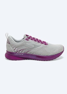 Brooks Women's Levitate 5 Road-Running Shoes - Medium Width In Grey/lavender/baton Rouge