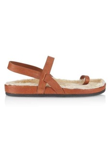Brother Vellies Astrid Shearling Lined Sandals