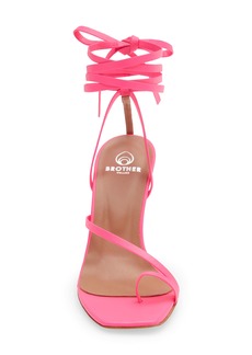 Brother Vellies Bike Ankle Strap Sandal in Electric Flamingo at Nordstrom Rack