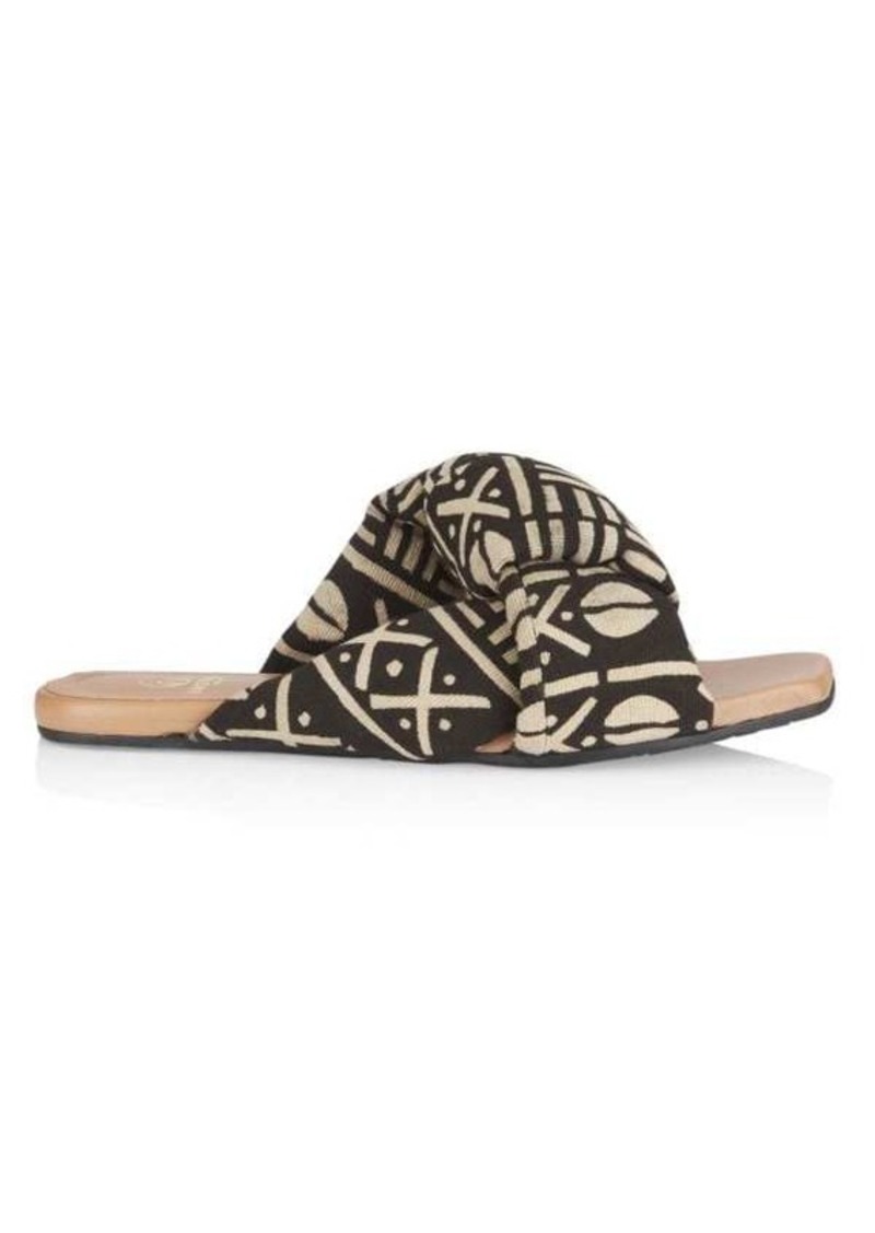 Brother Vellies Togo Printed Slide Sandals