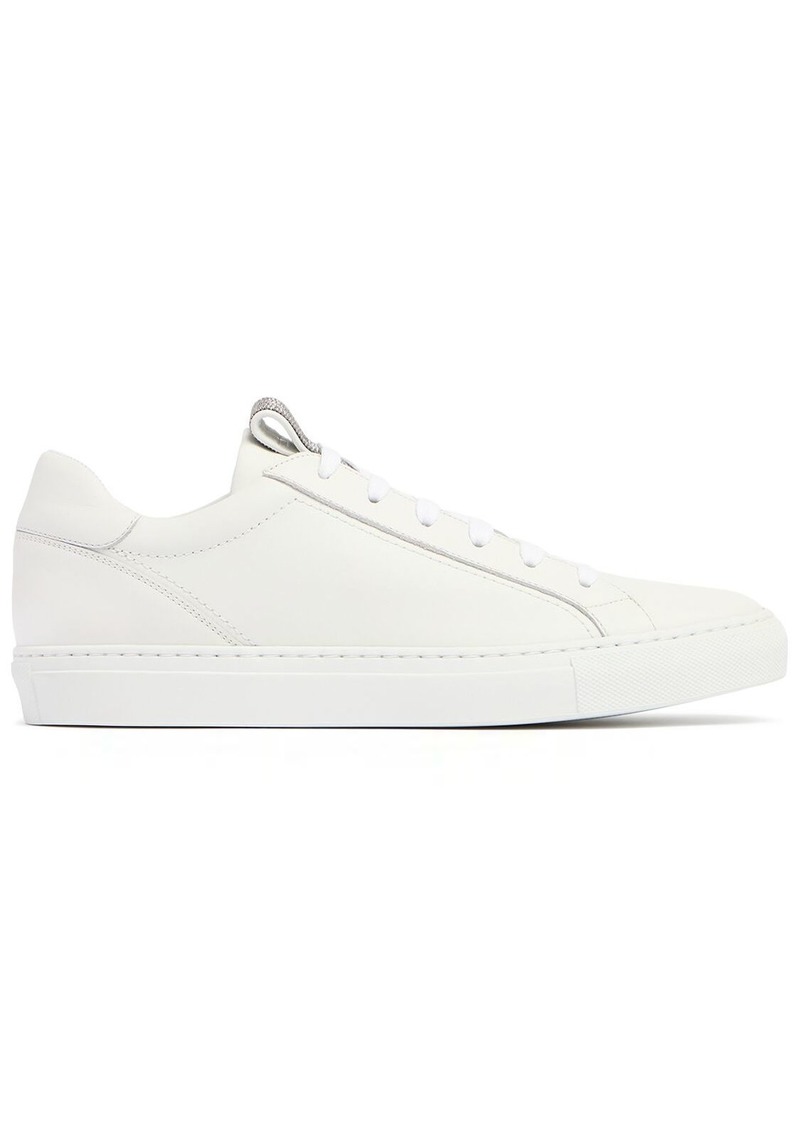 Brunello Cucinelli 20mm Leather Low Top Sneakers