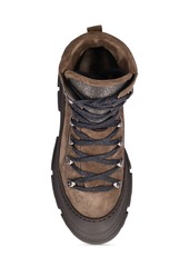 Brunello Cucinelli 30mm Suede Hiking Boots