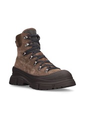 Brunello Cucinelli 30mm Suede Hiking Boots