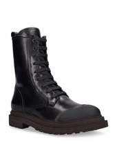 Brunello Cucinelli 35mm Leather Combat Boots