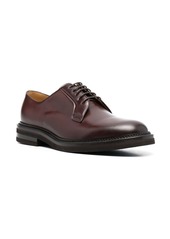 Brunello Cucinelli almond-toe leather oxford shoes