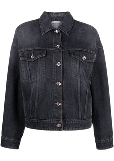 Brunello Cucinelli Authentic Monili-embellished denim jacket