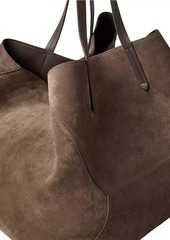 Brunello Cucinelli Duo Large Bag in Suede with Monili