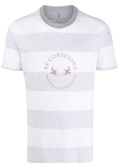 Brunello Cucinelli Be Conscious stripe T-shirt