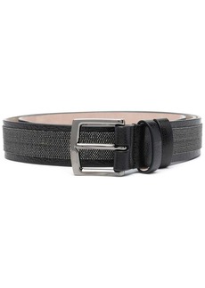 Brunello Cucinelli bead-embellished leather belt