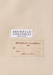 Brunello Cucinelli Belted Tech Gabardine Trench Coat
