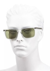 Brunello Cucinelli Bernardo 56MM Rectangular Sunglasses