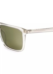 Brunello Cucinelli Bernardo 56MM Rectangular Sunglasses