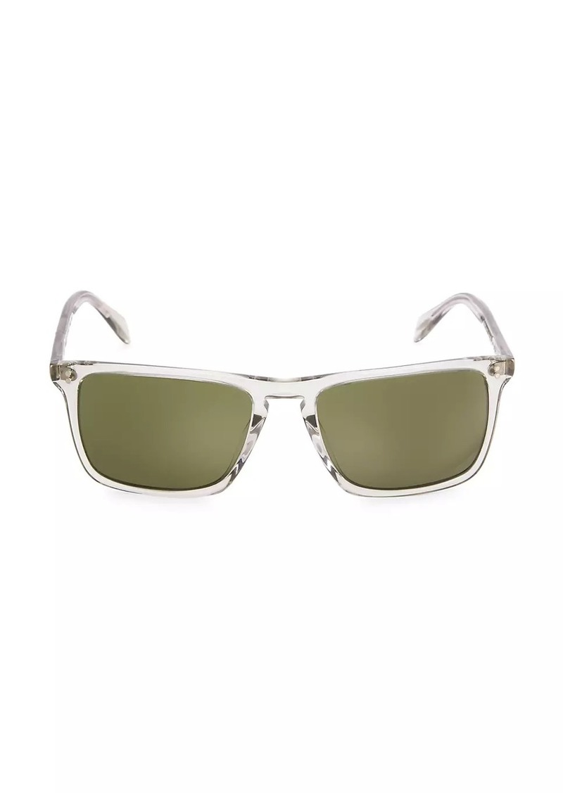 Brunello Cucinelli Bernardo 56MM Rectangular Sunglasses