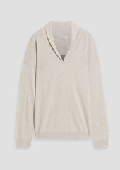 Brunello Cucinelli - Bead-embellished cashmere sweater - White - L