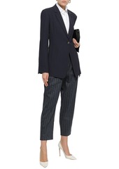 Brunello Cucinelli - Bead-embellished crepe blazer - Blue - S