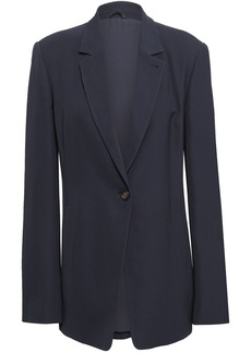 Brunello Cucinelli - Bead-embellished crepe blazer - Blue - S