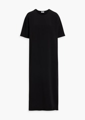 Brunello Cucinelli - Bead-embellished crepe midi dress - Black - S