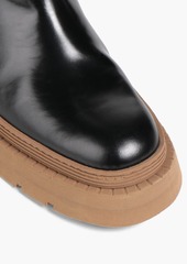 Brunello Cucinelli - Bead-embellished leather knee boots - Black - EU 37