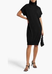 Brunello Cucinelli - Cutout bead-embellished cashmere and silk-blend dress - Black - XS