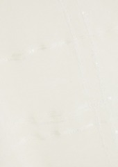 Brunello Cucinelli - Embellished linen-blend sweater - White - M