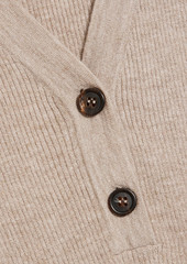 Brunello Cucinelli - Metallic ribbed-knit sweater - Neutral - XXL